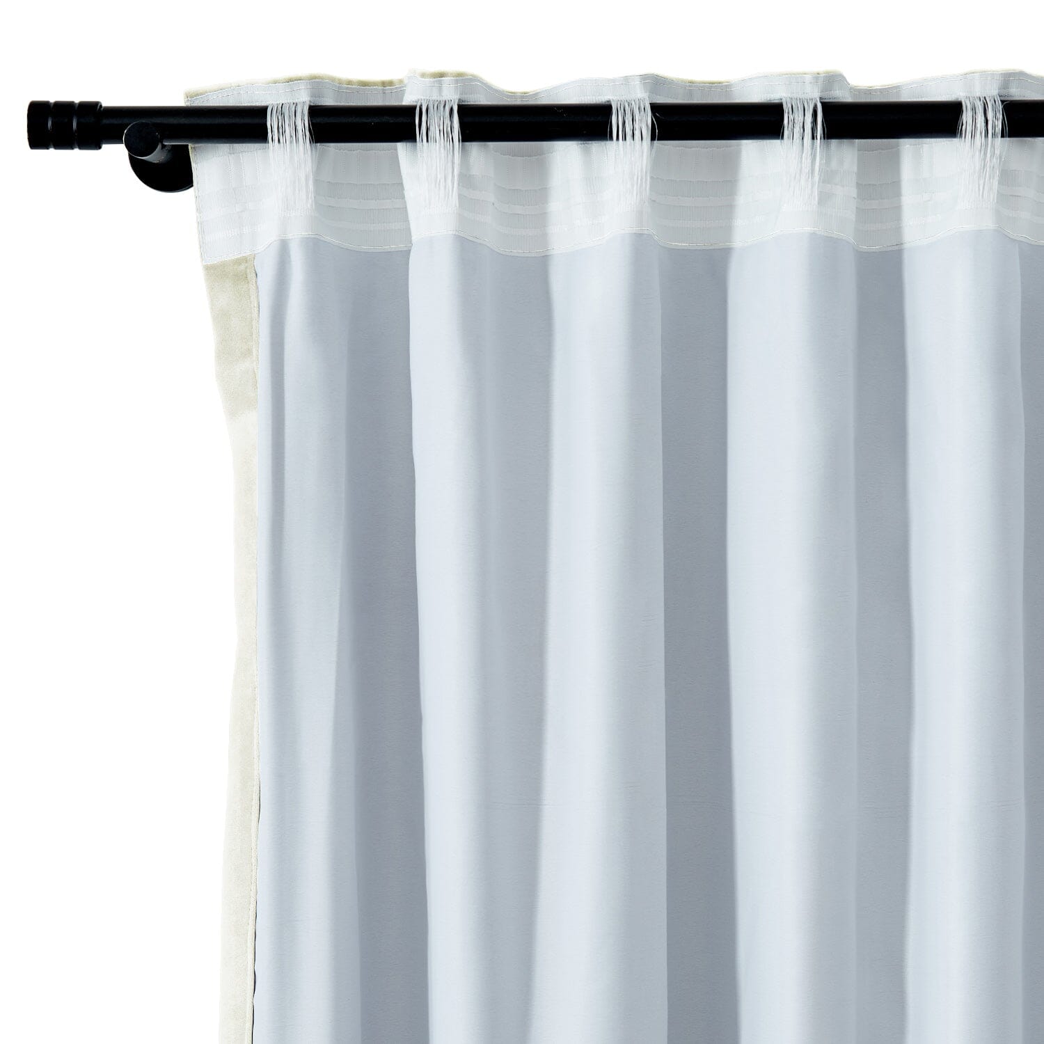 Plushy Velvet Curtain Soft Top