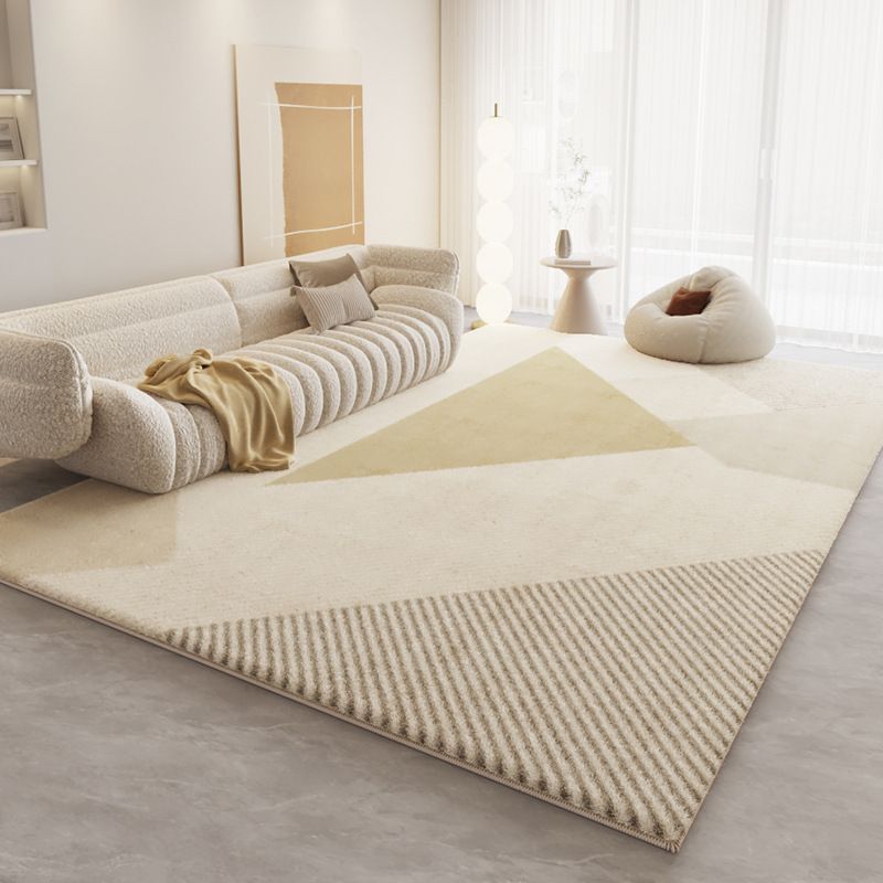 Pleasant Afternoon Simple and Thick Imitation Cashmere Living Room Rugs