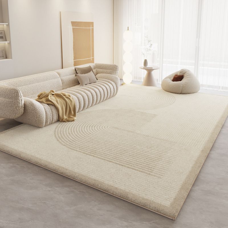 Pleasant Afternoon Simple and Thick Imitation Cashmere Living Room Rugs