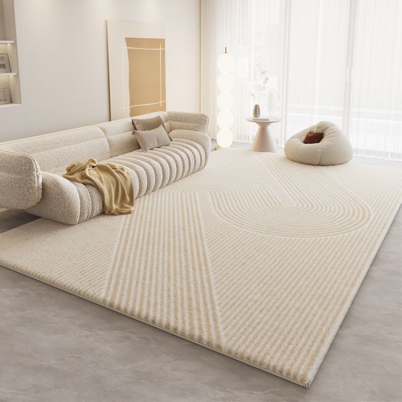 Pleasant Afternoon Simple and Thick Imitation Cashmere Living Room Rugs