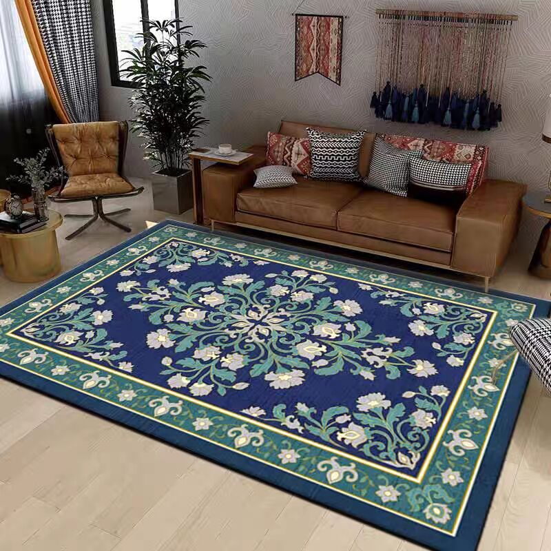 Sunshine Garden Vintage Crystal Plush Rugs Living  Room/ Bedroom