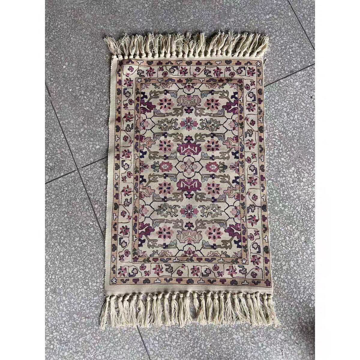 Vitality Ethnic-style  Sweet Cotton and Linen Rugs