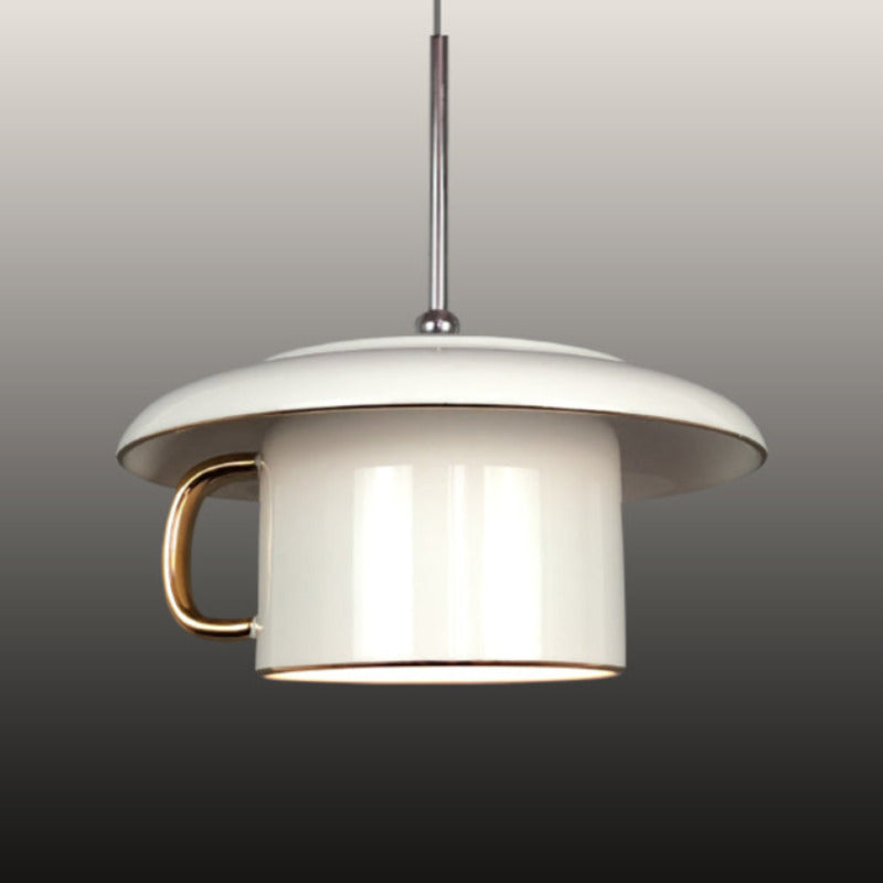 Hailie Urban Cup Ceramic LED Pendant Light Living Room