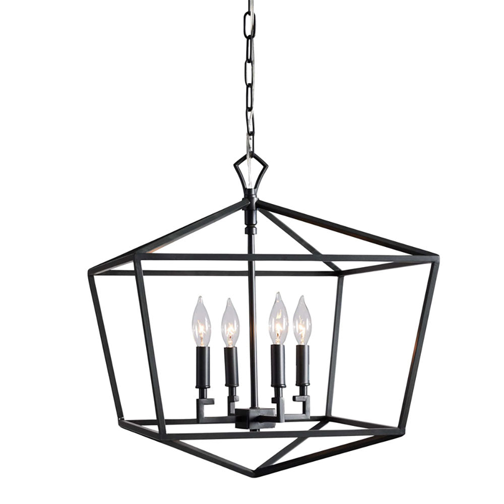 Alessio Design Pendant Light Black/Brass/Grey Metal Bedroom/Living Room