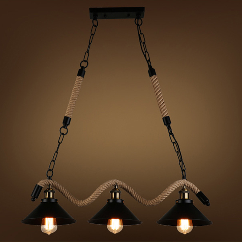 Epoch Vintage LED Black Pendant Light Metal Dining Room/Cafe