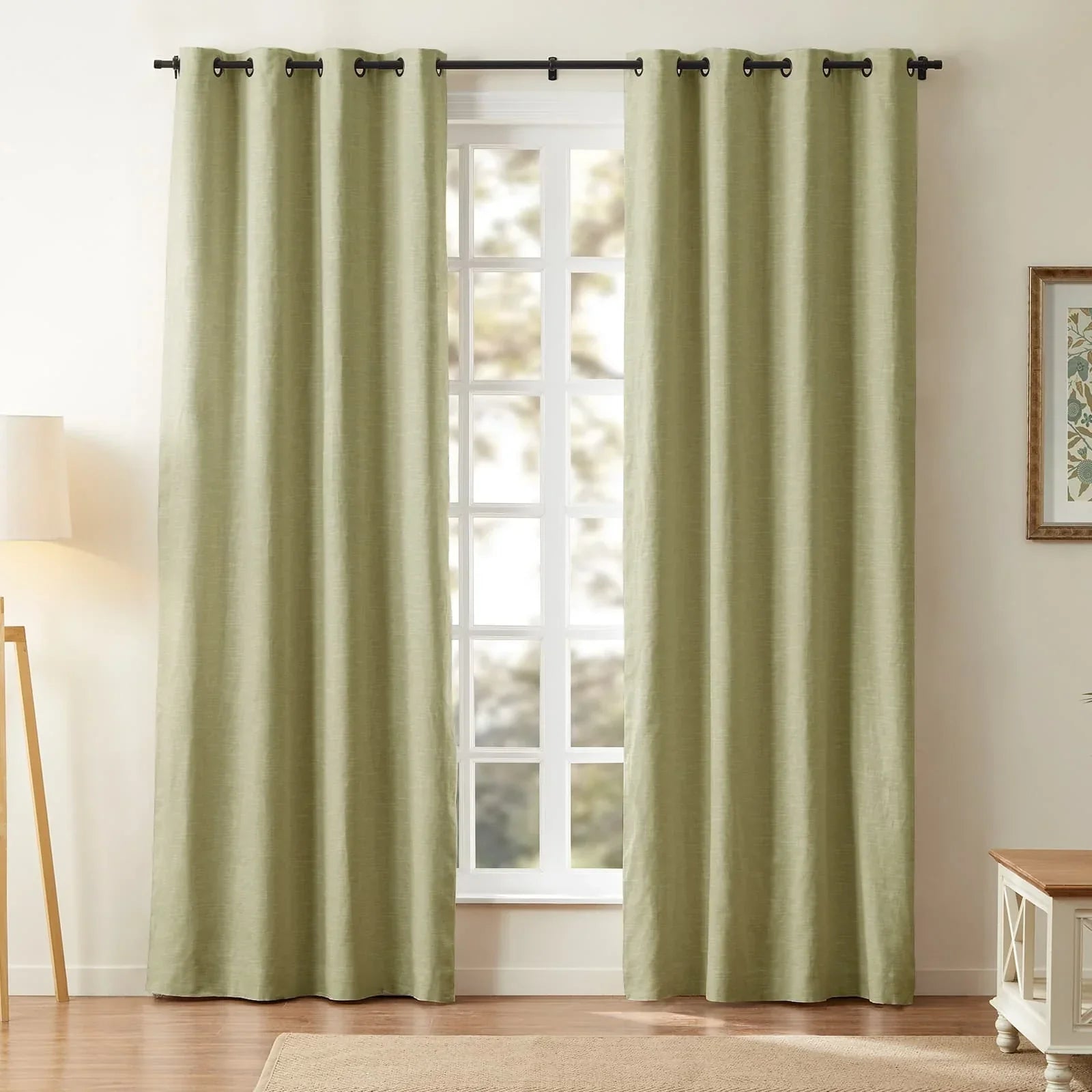 Aira Linen Cotton Curtain Grommet