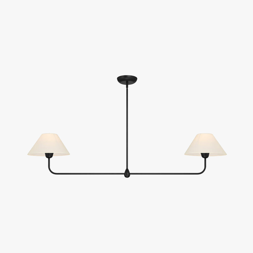 Alessio Modern LED Chandelier Black Metal Living Room Bedroom