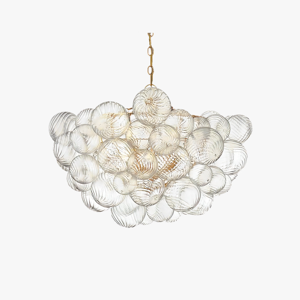 Valentina Luxury Modern LED Bubble Chandelier Glass Living Room