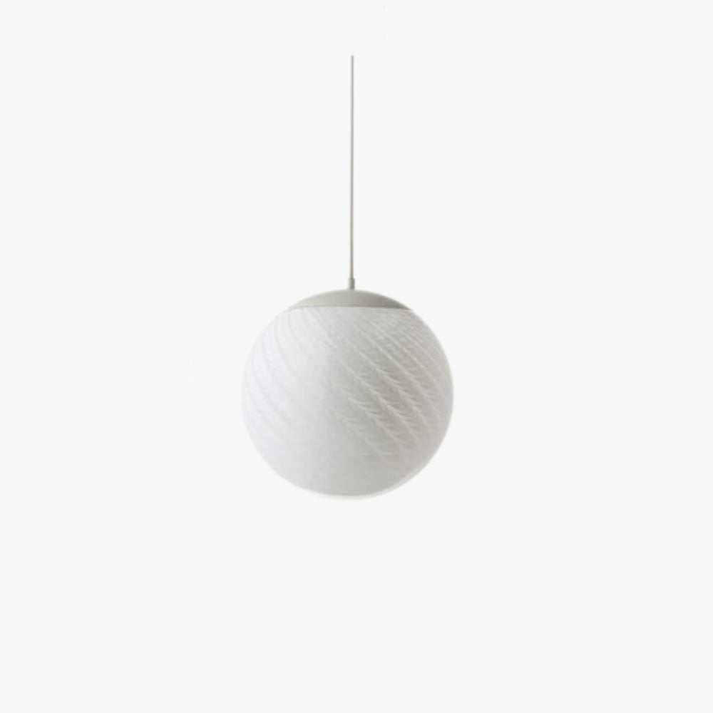 Hailie Minimalist LED Pendant Light Glass Study Bedroom