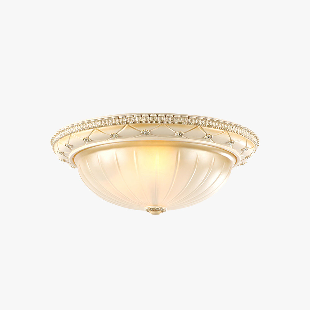 Alessio Minimalist Flush Mount Ceiling Light Resin Living Room