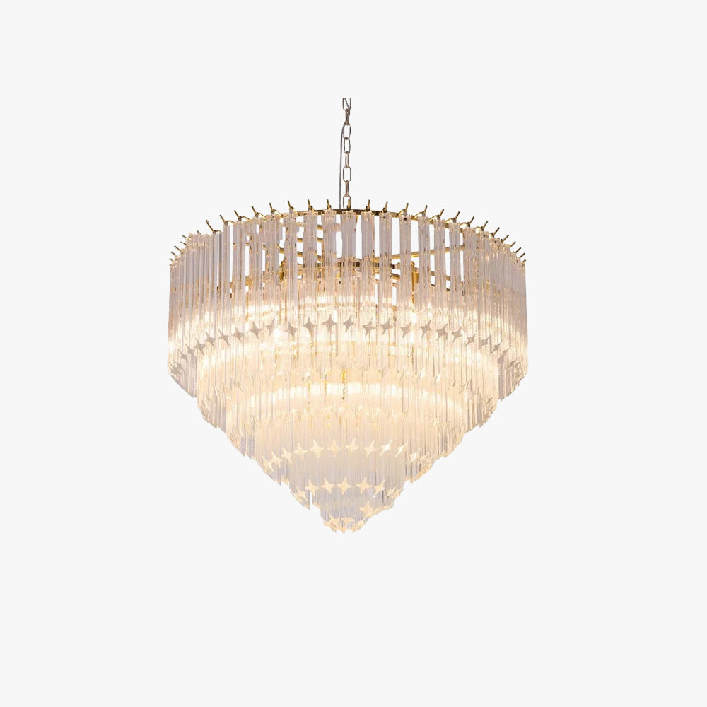 Alessio Modern Luxury Art LED Pendant Light Glass Living Room