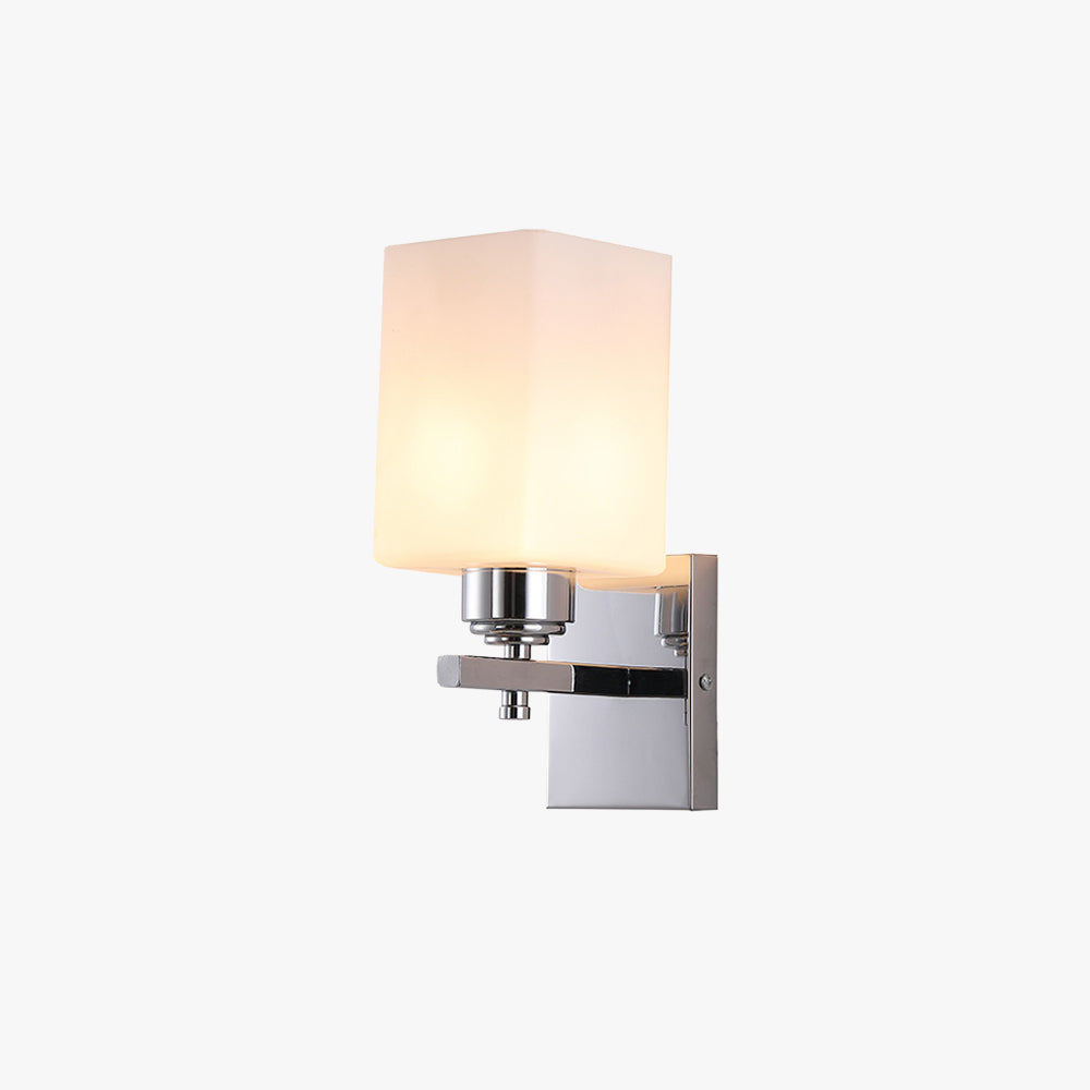 Quinn Modern Simple Metal Glass Indoor Wall Lamp Bedroom