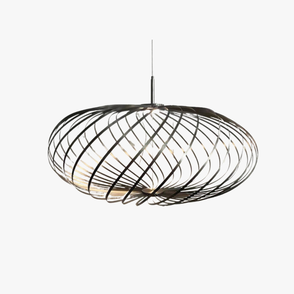 Quinn Industrial Hollow Metal Pendant Light Living Room