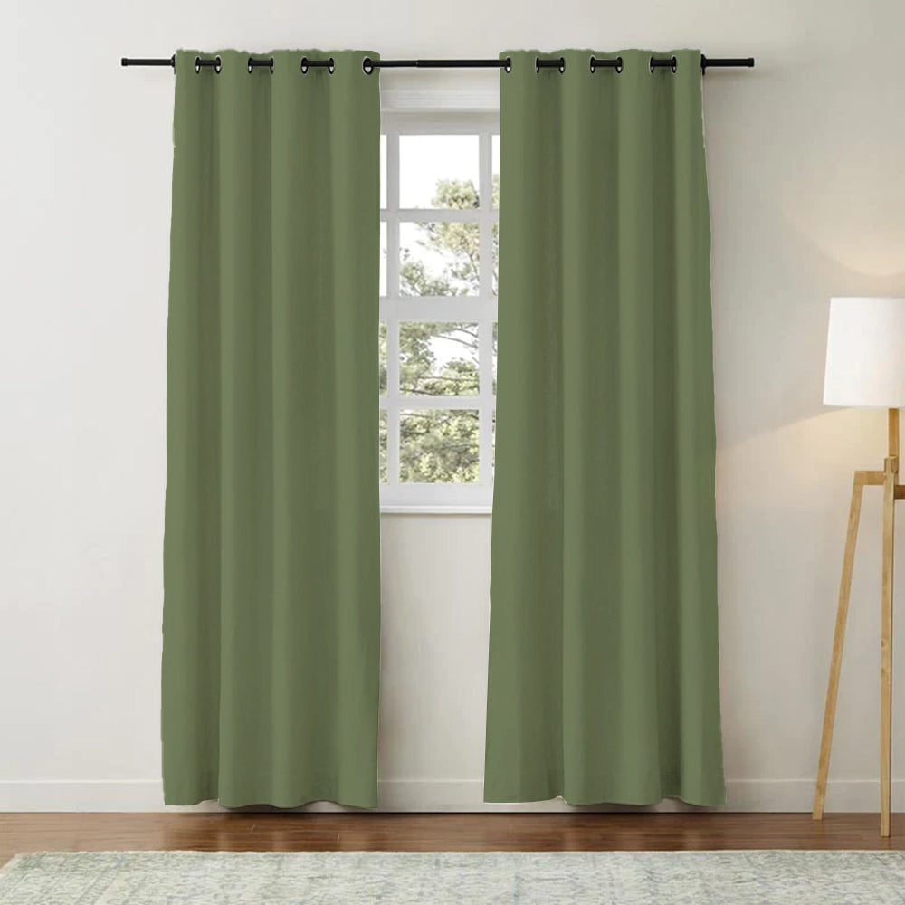 Aira Linen Cotton Curtain Grommet