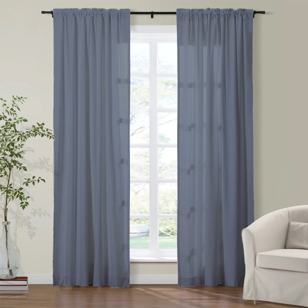 Plushy Velvet Curtain Soft Top