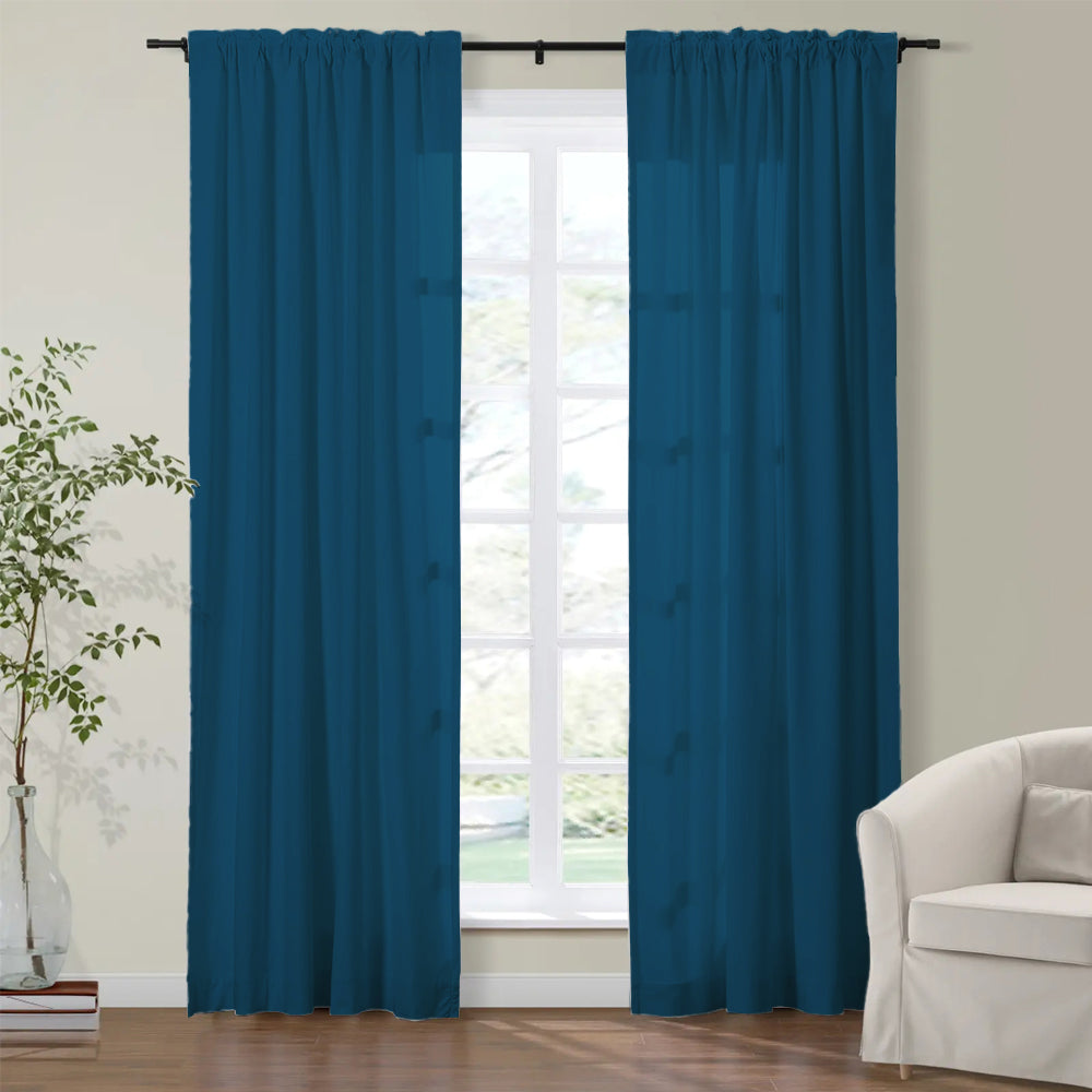 Plushy Velvet Curtain Soft Top