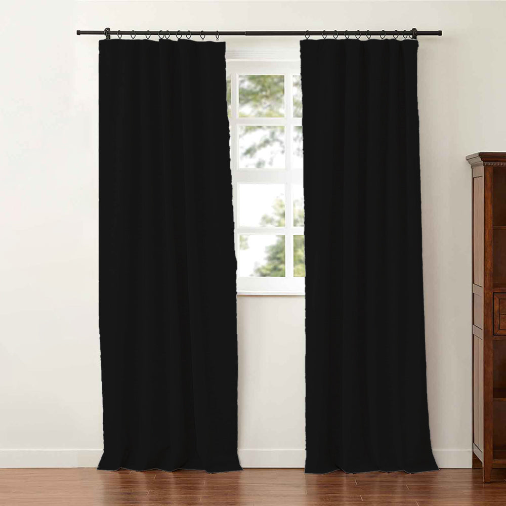 Aira Linen Cotton Curtain Pleated