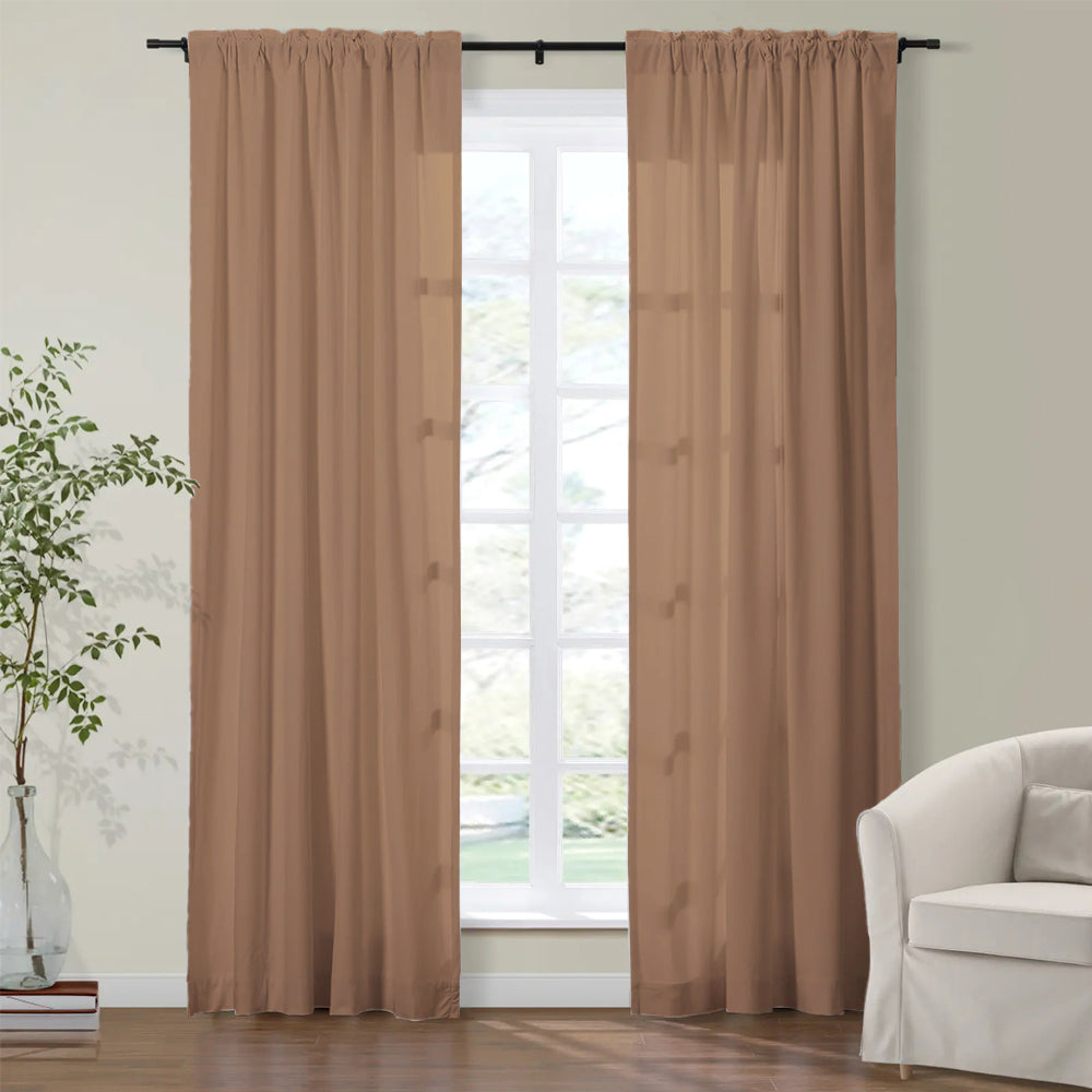 Plushy Velvet Curtain Soft Top