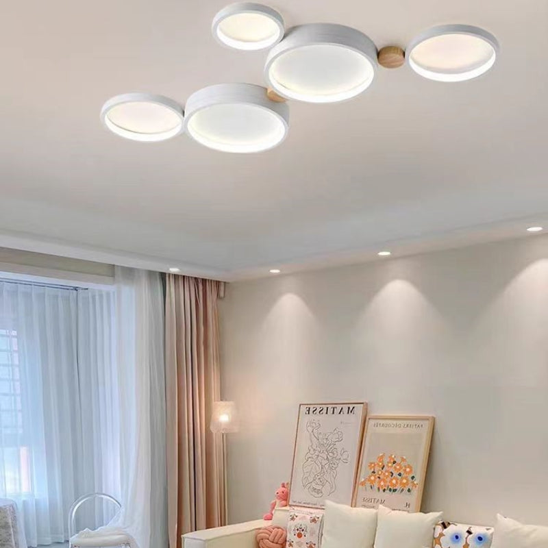 Sienna Round Flush Mount Ceiling Light 3 Colour 3/4/5/6/7 Heads