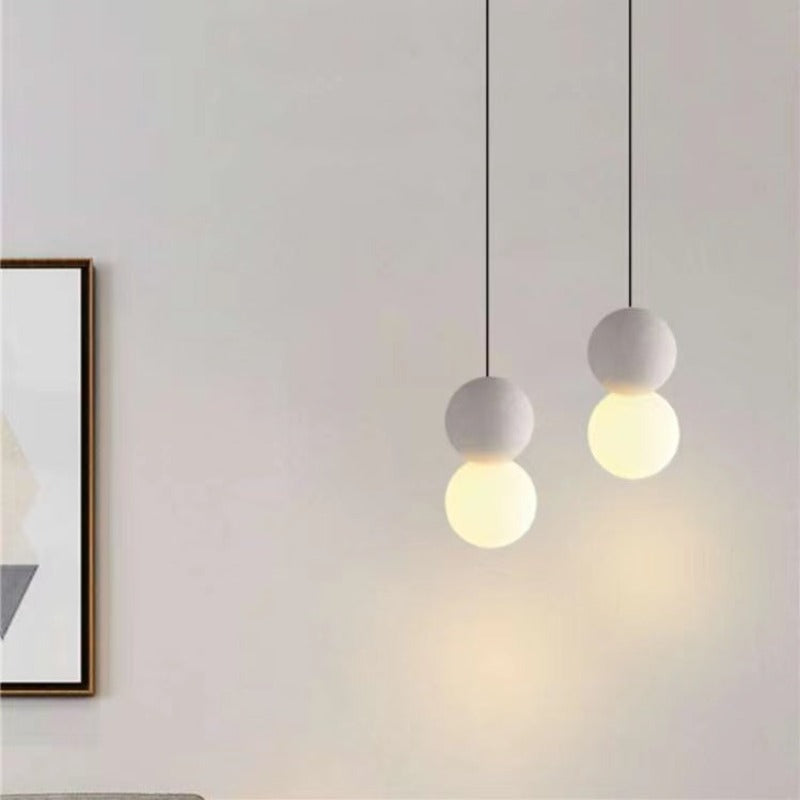 Byers Modern LED Pendant Light Black Metal Bedroom Living Room