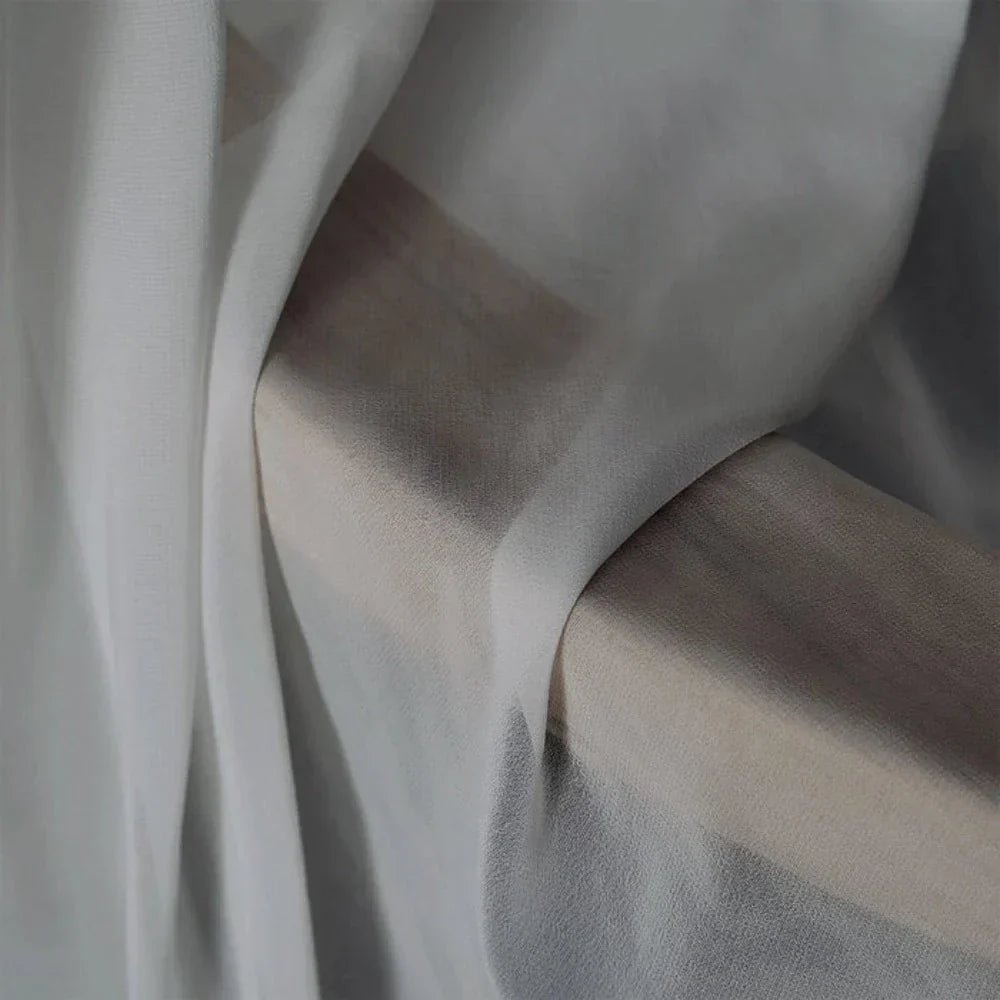 Tala Solid Flame Retardant Sheer Curtains Soft Top