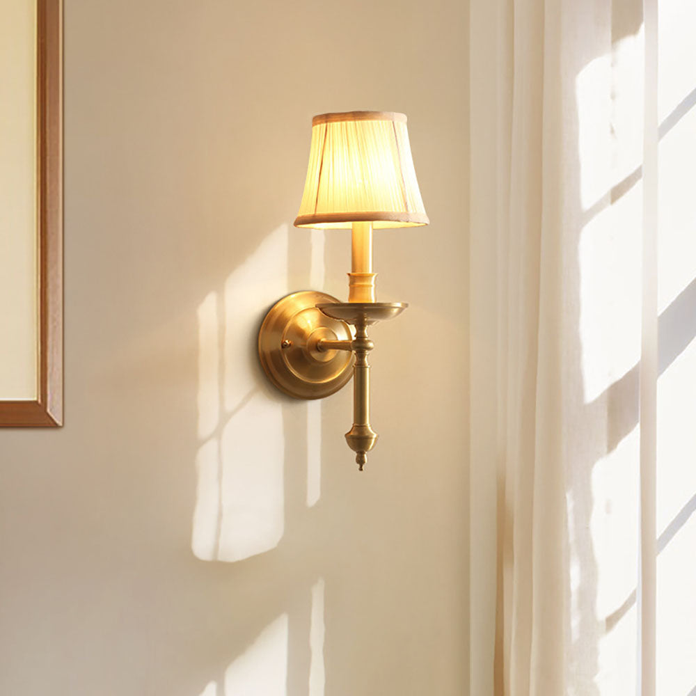 Eryn Metal Fabric Vanity Indoor Wall Lamp Bedroom/Dining Room