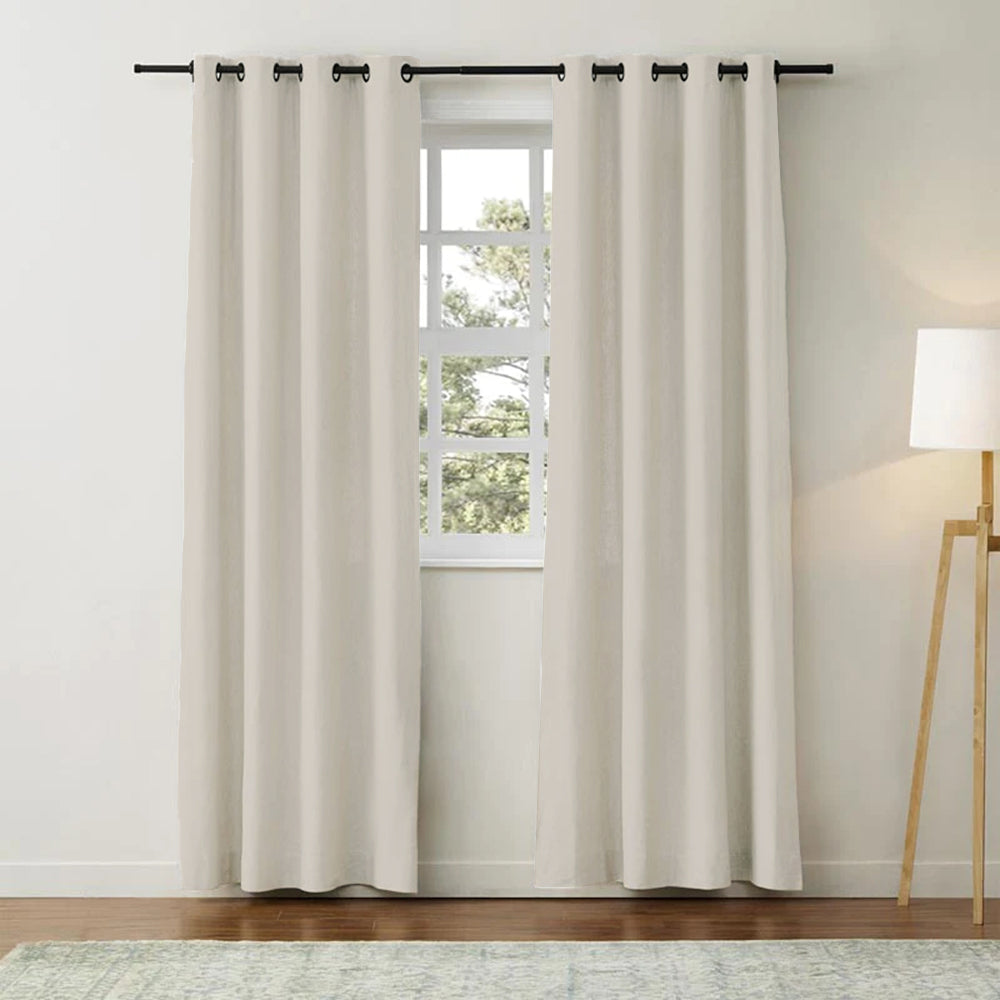 Aira Linen Cotton Curtain Grommet