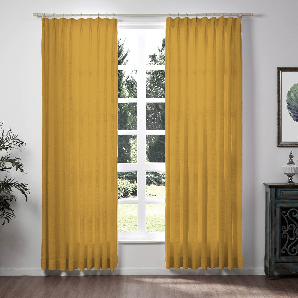 Loomy Linen Drape Pleated