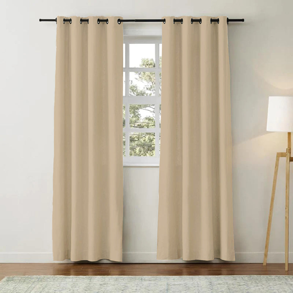 Aira Linen Cotton Curtain Grommet