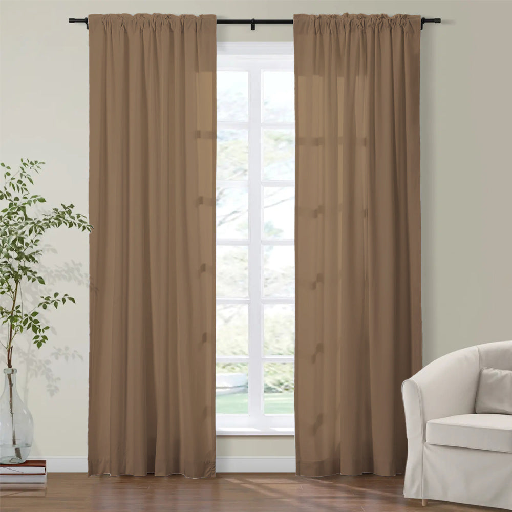 Plushy Velvet Curtain Soft Top