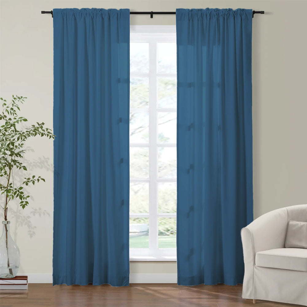 Plushy Velvet Curtain Soft Top