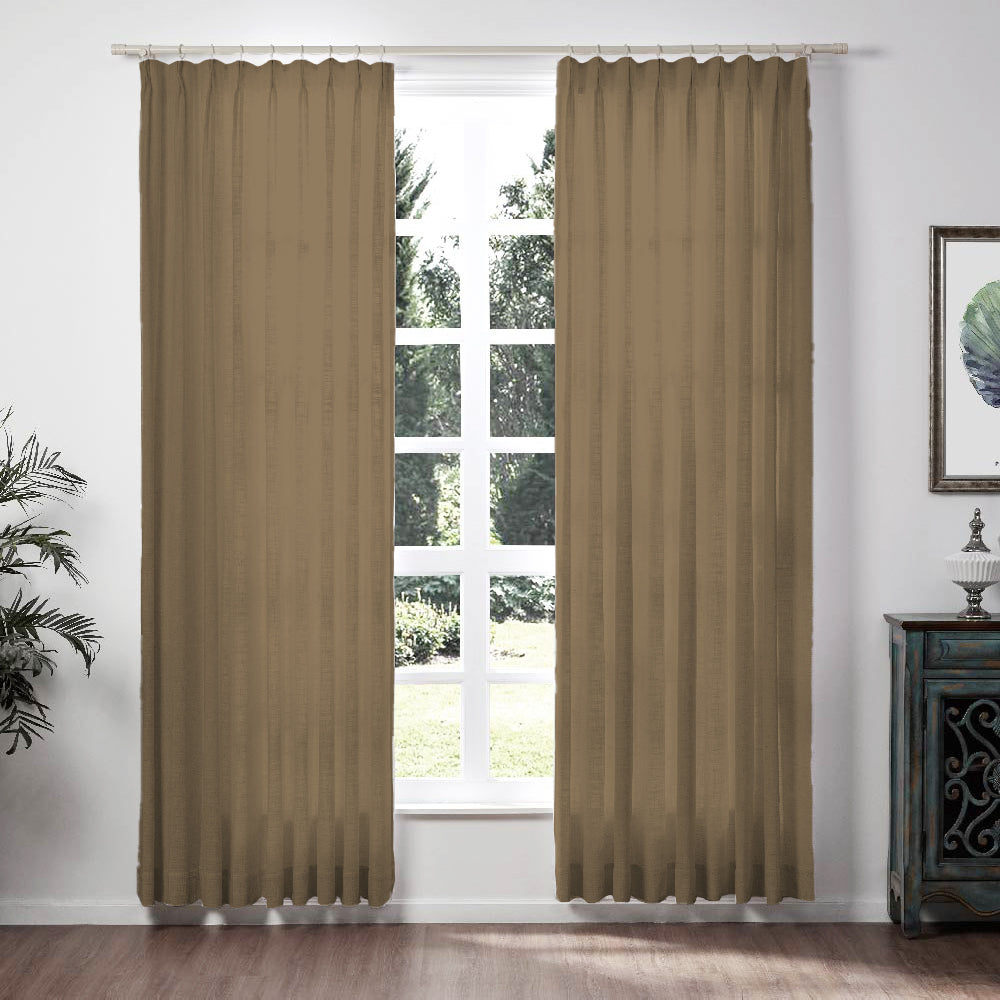 Loomy Linen Drape Pleated