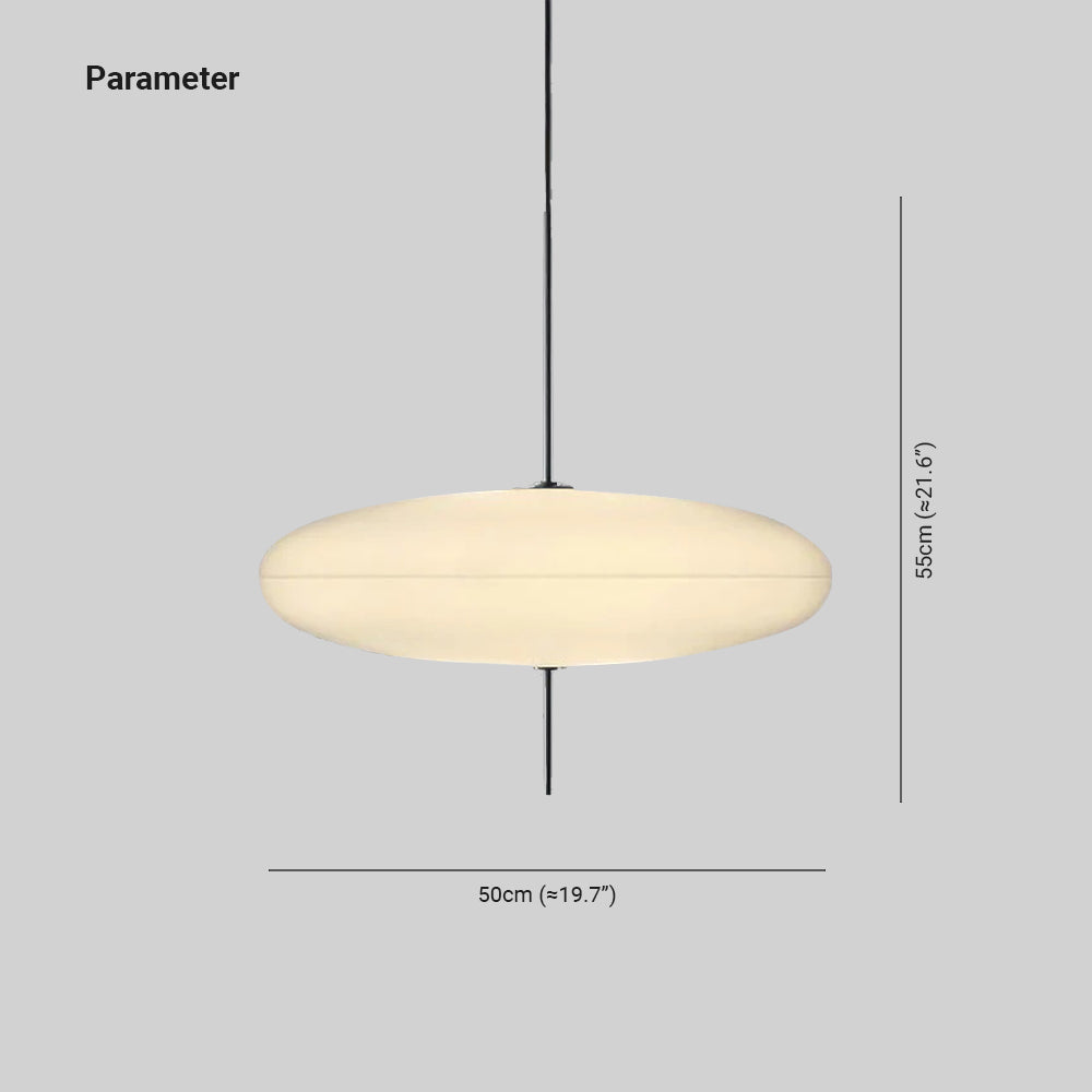 Leilani Nordic Modern Oval Single Pendant Light