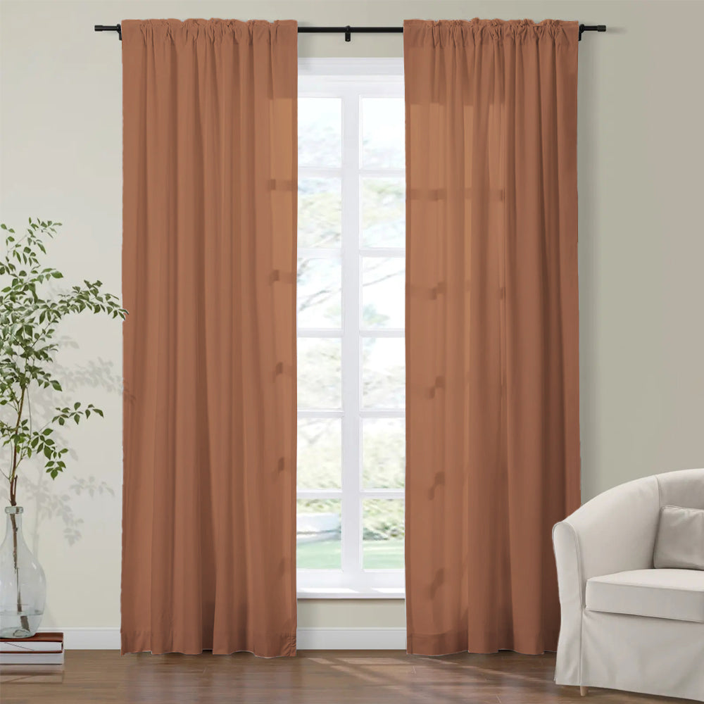 Plushy Velvet Curtain Soft Top