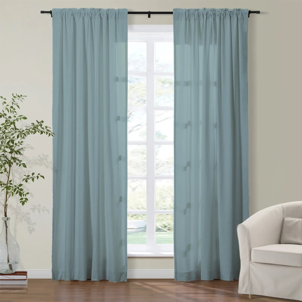 Plushy Velvet Curtain Soft Top