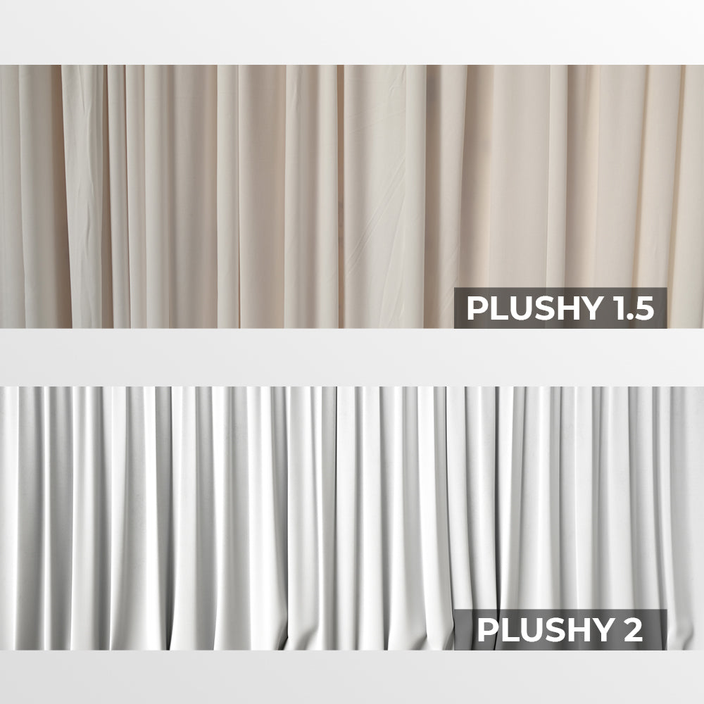 Plushy Velvet Curtain Pleated