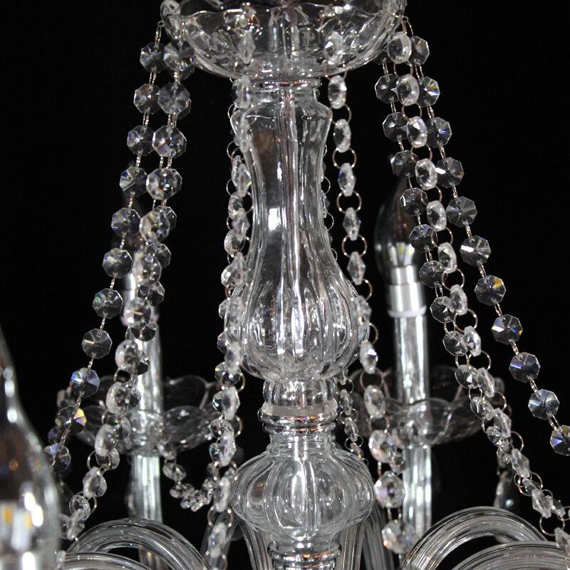 Silva Luxury Candlestick Clear Crystal Chandelier