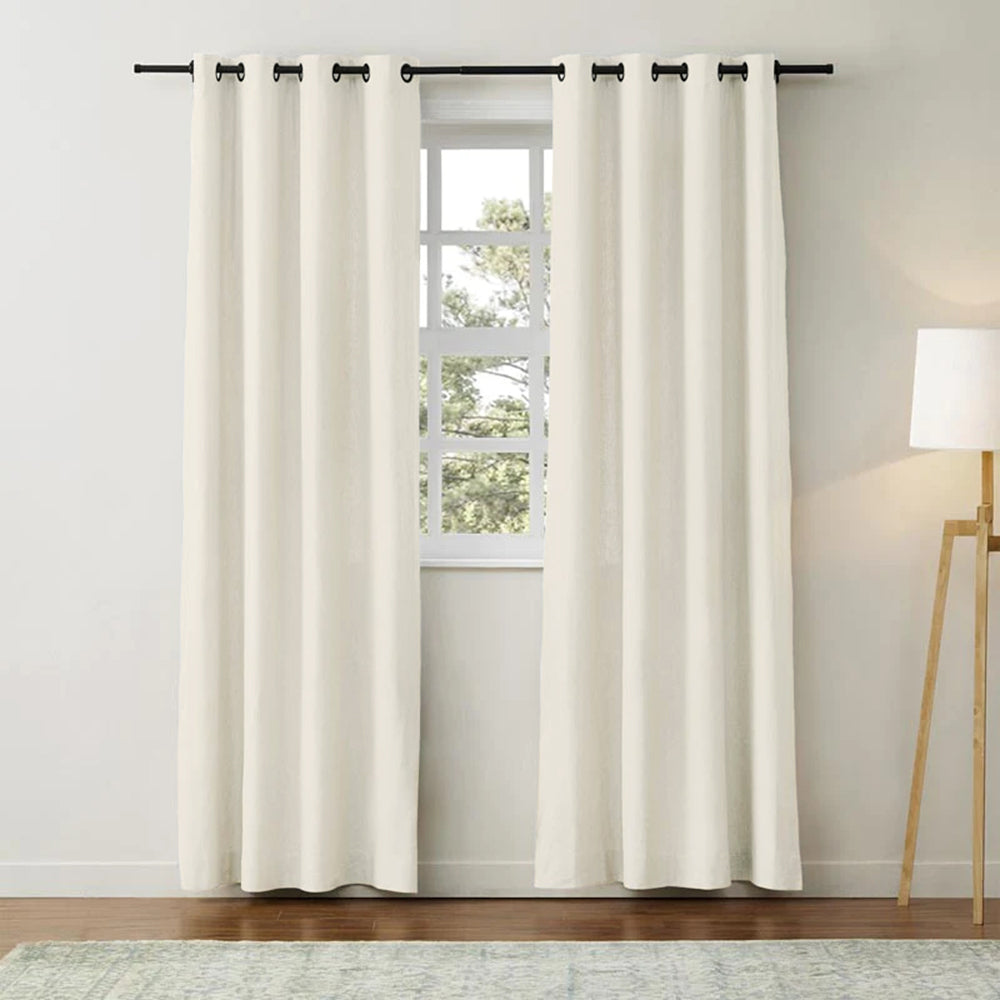 Aira Linen Cotton Curtain Grommet