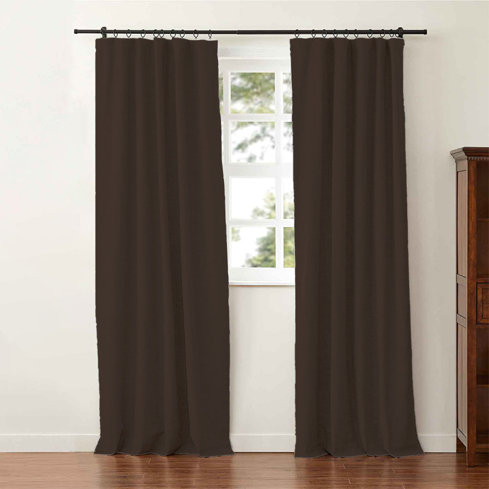 Aira Linen Cotton Curtain Pleated