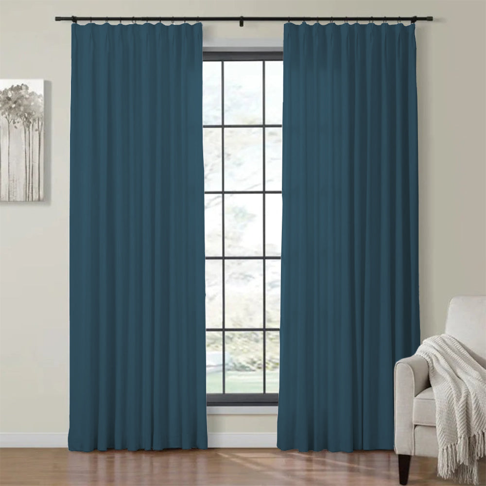 Plushy Velvet Curtain Pleated