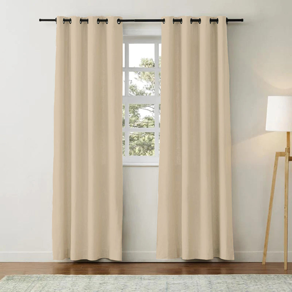 Aira Linen Cotton Curtain Grommet