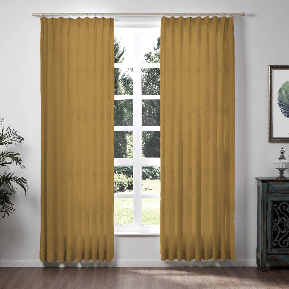 Loomy Linen Drape Pleated