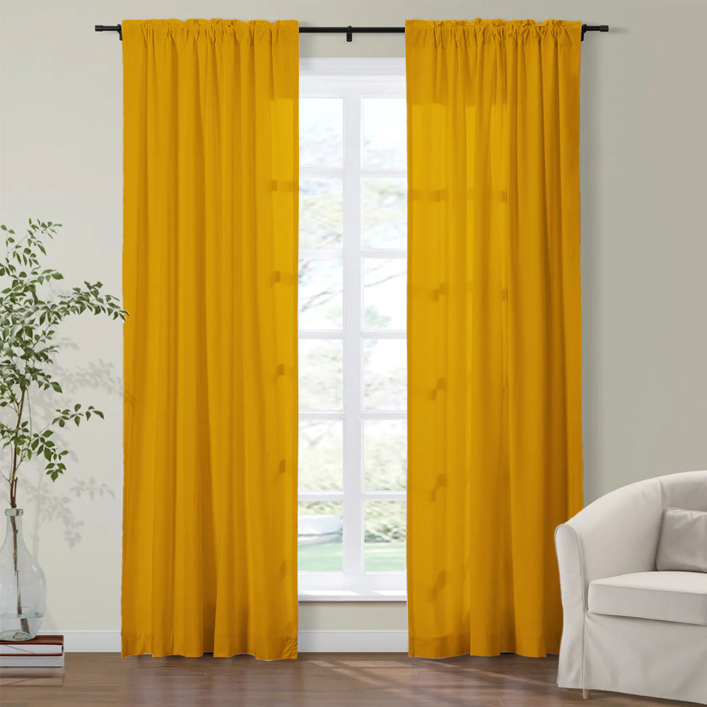 Plushy Velvet Curtain Soft Top