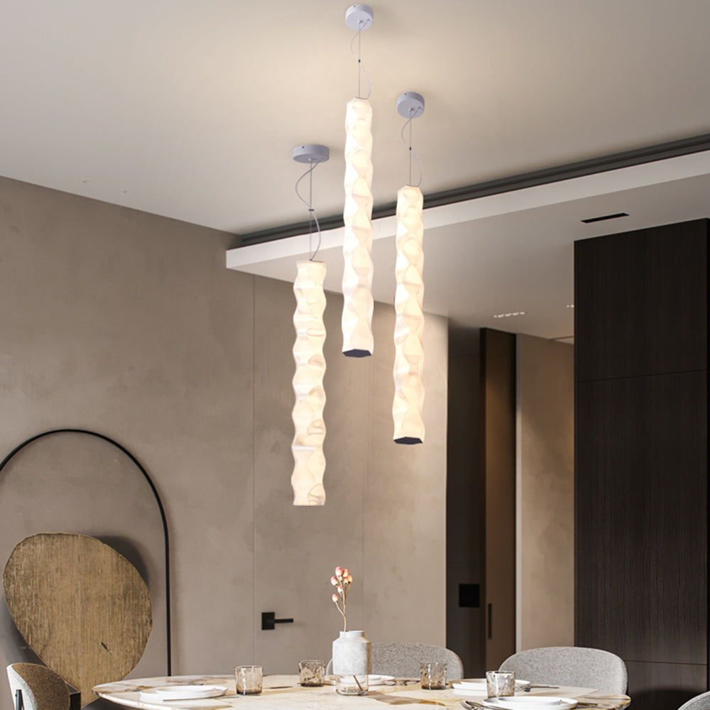 Nazifa Unique Modern Strip Pendant Light, Dining Room/Bedside
