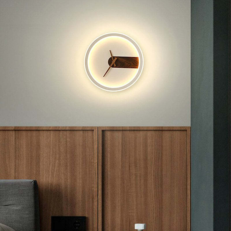 Nielsen Modern Clock Design Wall Lamp, 3 Color