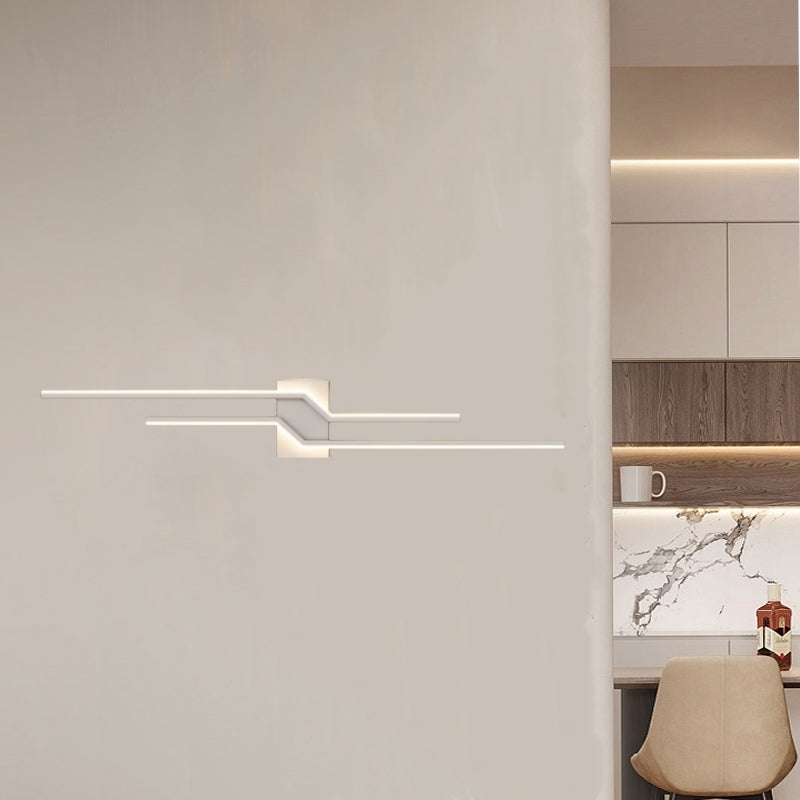 Alana Minimalist Linear Metal Vanity Wall Light