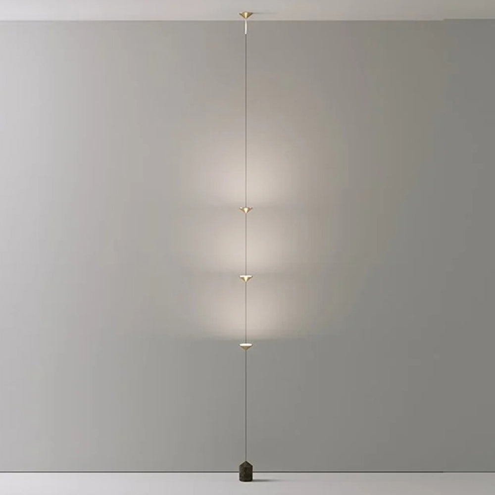 Edge Full-Length Minimalist Linear Floor Lamp, 3 Bulbs