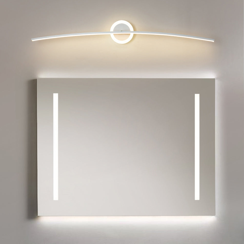 Leigh Modern Linear Metal Wall Lamp, White