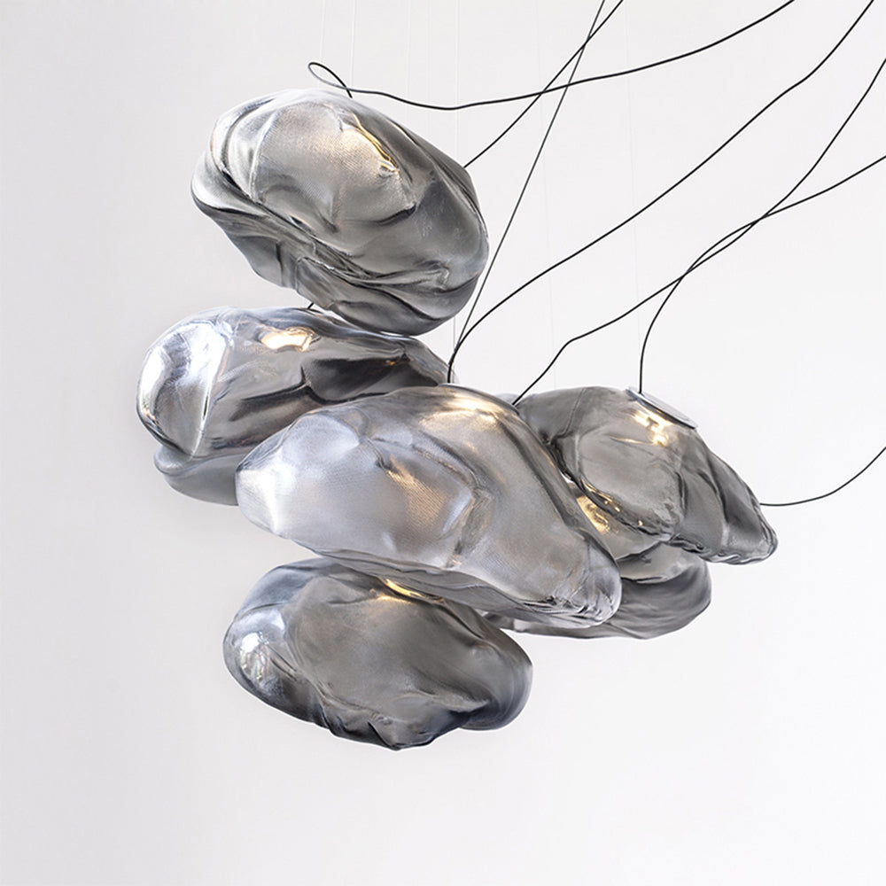 Byers Minimalist Spherical Metal/Glass Pendant Light, 3 Color