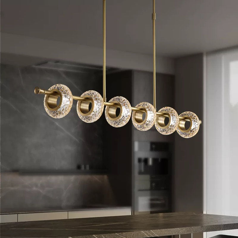 Marilyn Modern Luxury metal/Glass Pendant Light, Gold